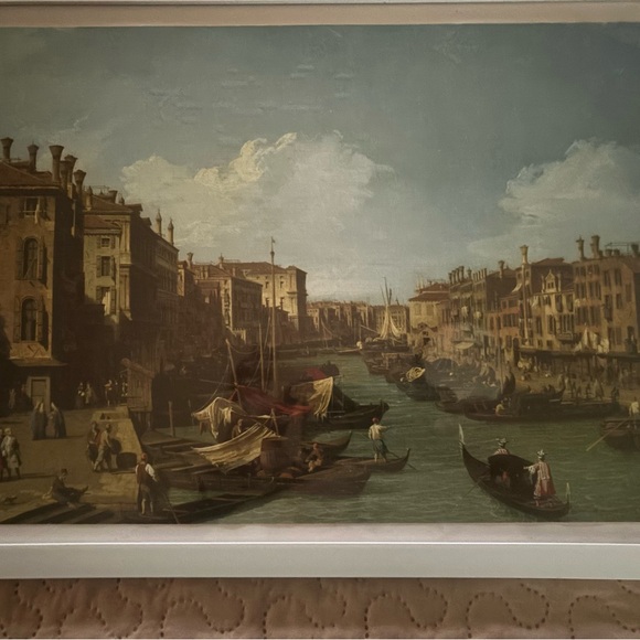 Canal Near Rialto Bridge, Venice Canaletto Repro,The Plains Of Heaven,Two Prints - Picture 5 of 10